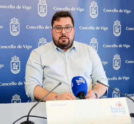 Xabier P. Igrexas, portavoz municipal do BNG de Vigo