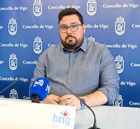 Xabier P. Igrexas, portavoz municipal do BNG de Vigo