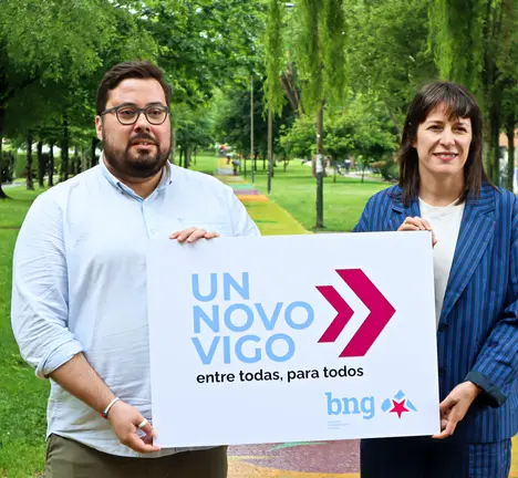 Xabier P. Igrexas e Ana Pont&oacute;n