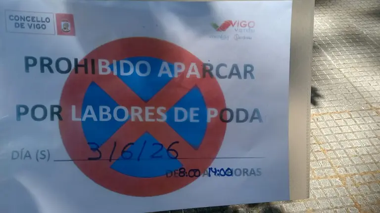 Aviso de podas en Castrelos