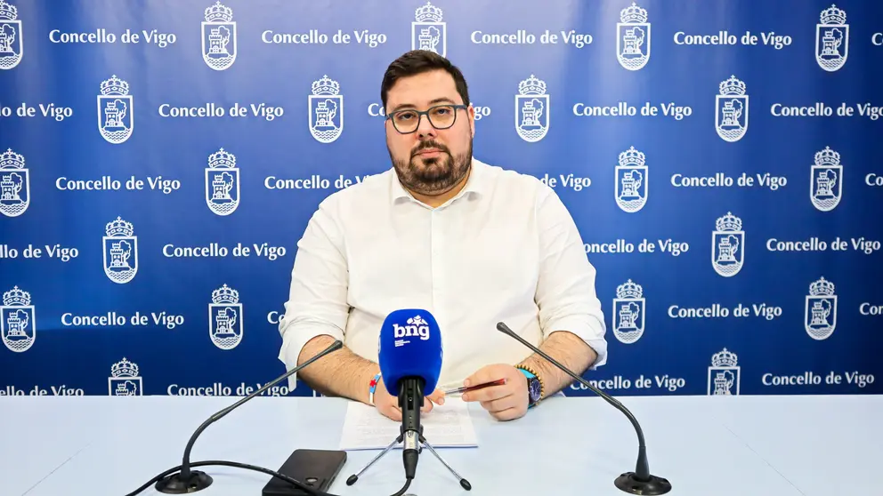 Xabier P. Igrexas, portavoz municipal do BNG de Vigo