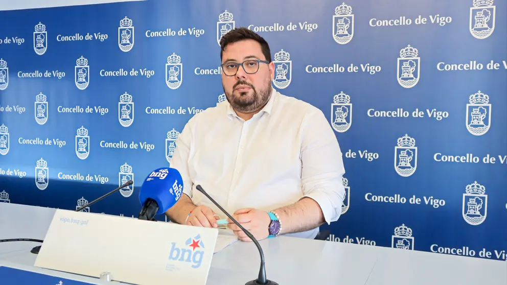 Xabier P. Igrexas, portavoz municipal do BNG de Vigo