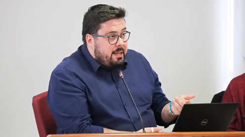 Xabier P. Igrexas, portavoz municipal do BNG no Pleno de Vigo