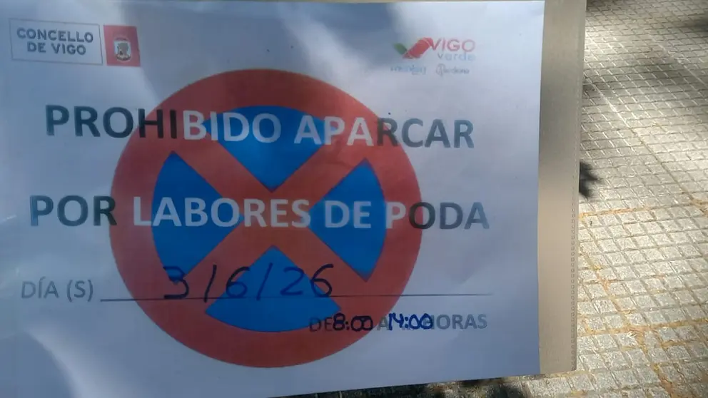 Aviso de podas en Castrelos