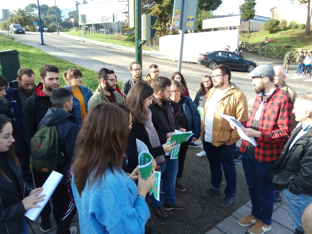 Xabier P. Igrexas conversa co estudantado