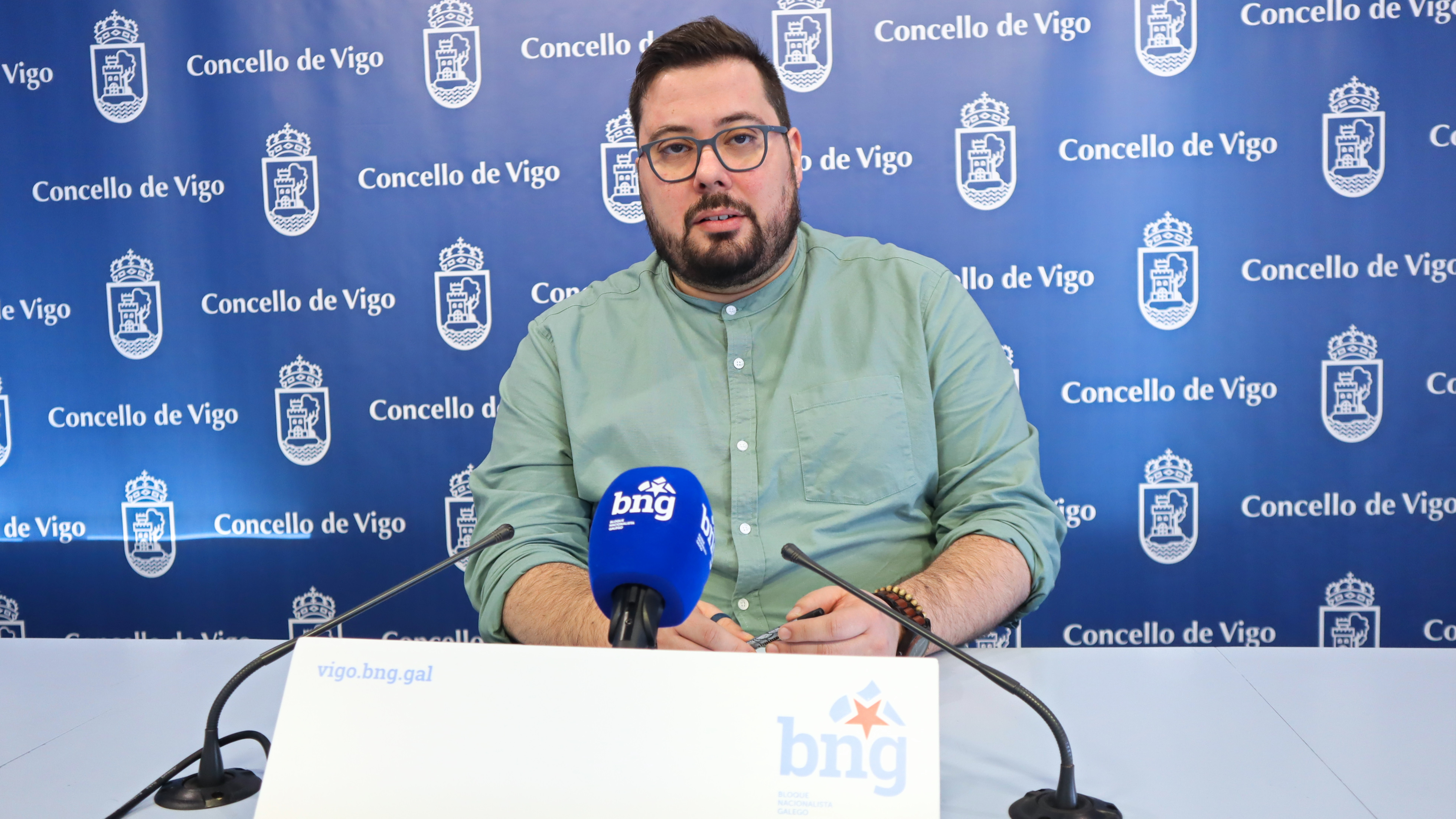 Xabier P. Igrexas, portavoz municipal do BNG de Vigo