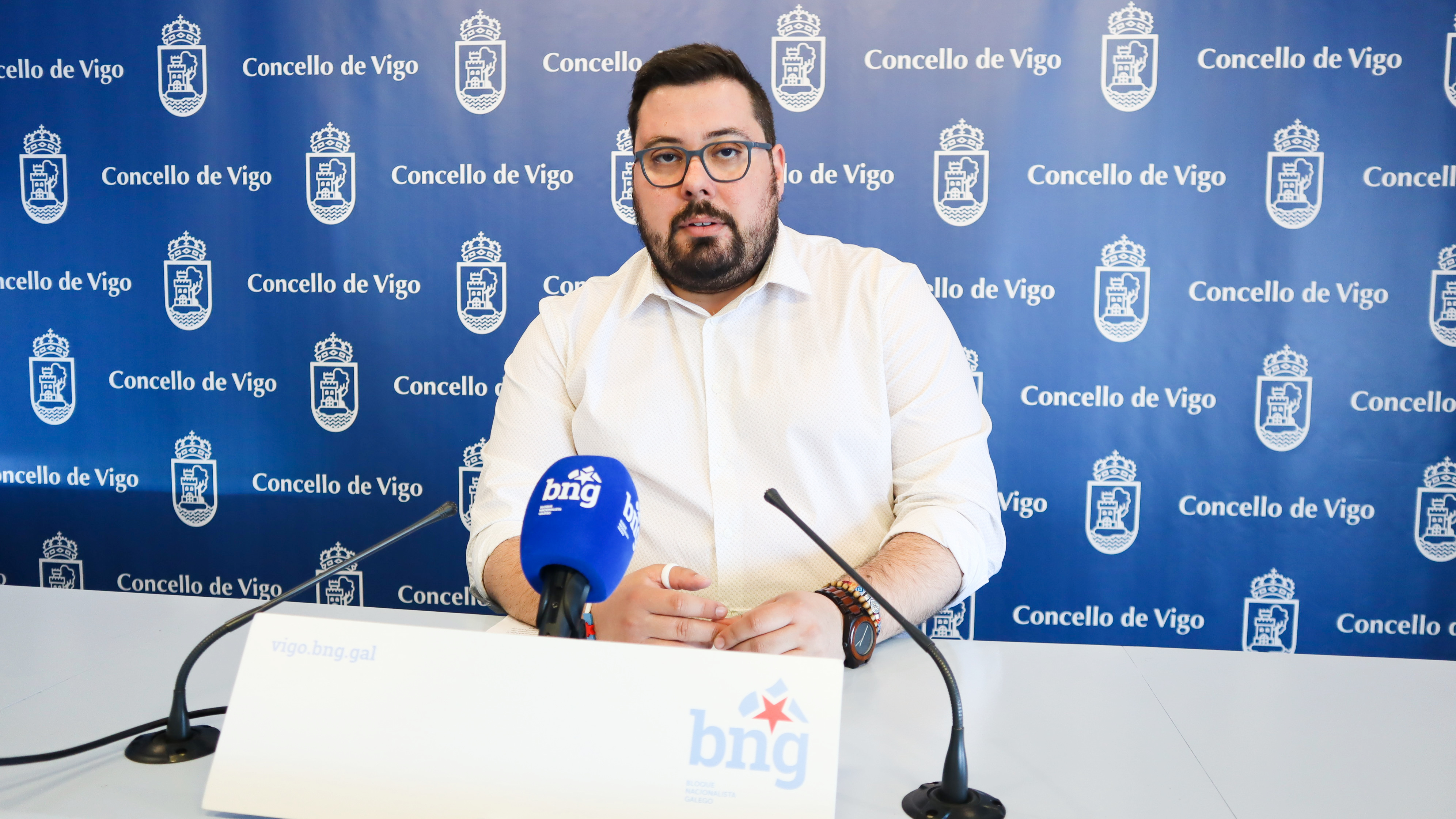 Xabier P. Igrexas, ortavoz municipal do BNG de Vigo
